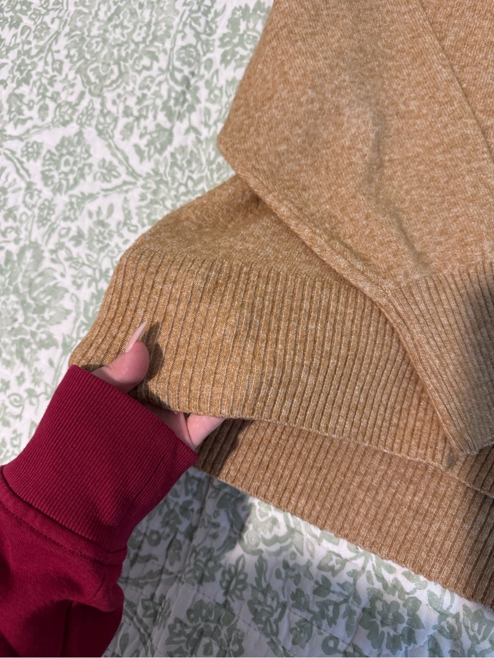 a new day Camel Crewneck Sweater - Picture 3 of 7